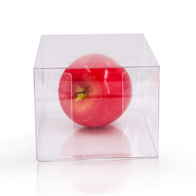 透明pvc苹果包装盒 橡皮泥儿童玩具pet防尘塑料盒 车模模型展示盒