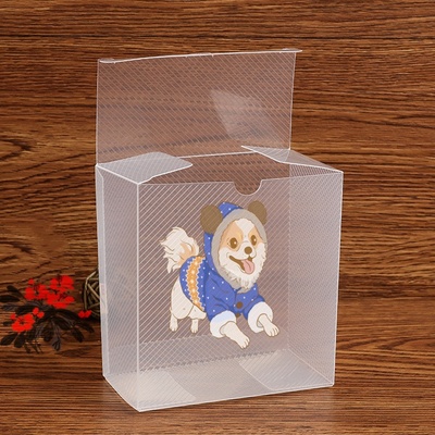 宠物食品pp斜纹包装盒 pvc宠物玩具外包装印刷 pet磨砂胶盒印logo