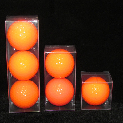 高透明pvc高尔夫球包装盒 pet夹子文具用品塑料盒 扁平pp磨砂胶盒