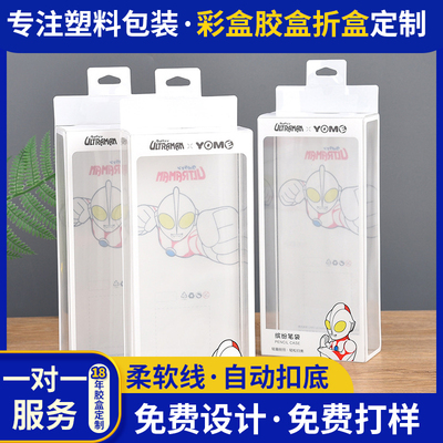 上海发货pvc车模白色包装盒pet塑料折叠盒玩具行业pp硬盒