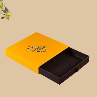 扁平丝巾抽屉礼盒印刷 磁吸翻盖衬衫服饰包装盒彩印 一片式折叠盒