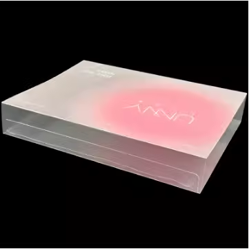 印刷PVC塑料包装盒封套 pp磨砂礼品盒封套 PET封套盒子塑料包装