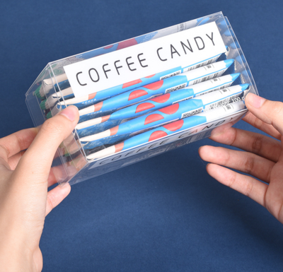 透明pvc益生菌涑口水塑料盒 印刷pet咖啡固体饮料包装盒 渐变色盒