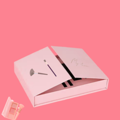 厂家制作对开门礼盒 化妆刷套装工具包装盒内衬可定 香水上下盖盒