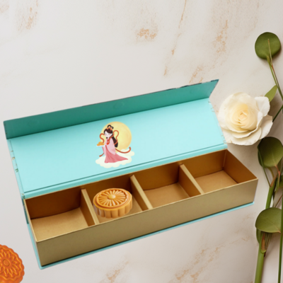 定制高档月饼翻盖书型礼品盒天地盖保健品包装盒珍珠棉内衬抽拉盒