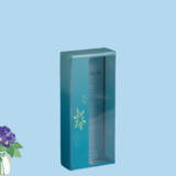 半透明pet彩笔铅笔盒文具笔袋包装盒PVC塑料盒长方形pp折盒带挂钩