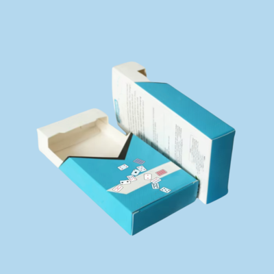 創意撲克牌白卡紙盒制作 游戲卡片包裝盒印刷 開天窗彩盒可印logo